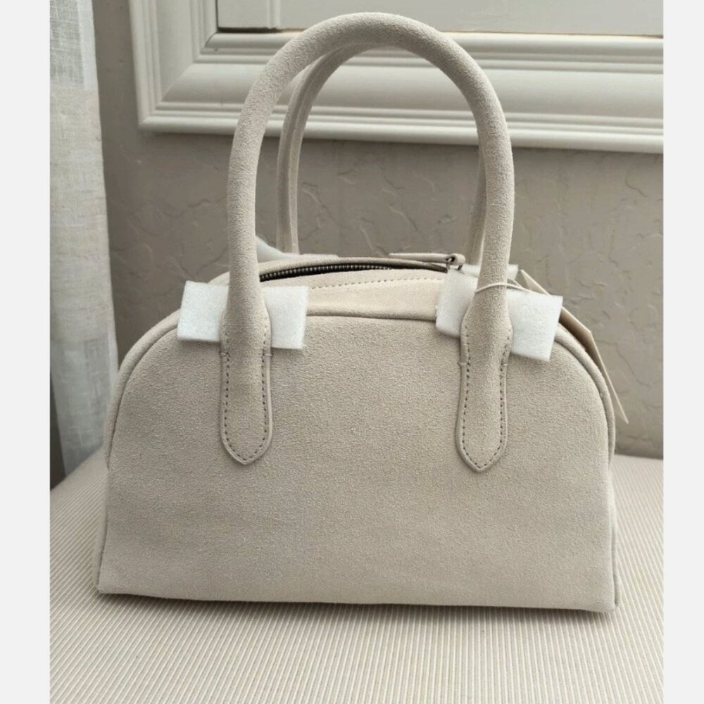 Suede Handbag Nothing Written NWT - Cream - Size Medium
